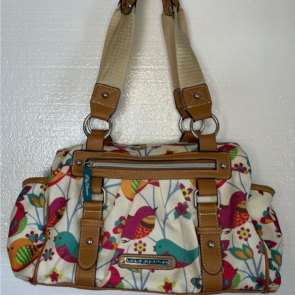 Lily Bloom purse love birds shoulder bag